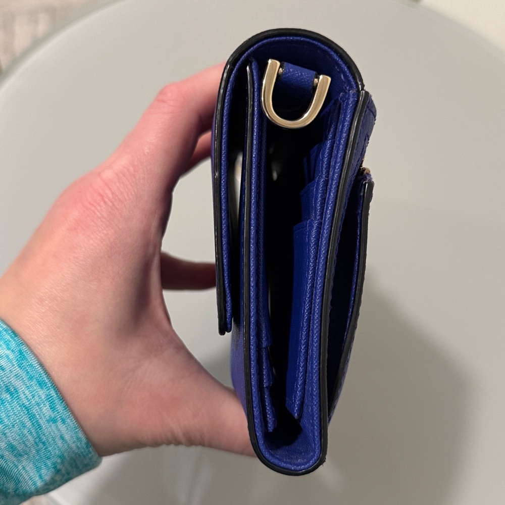 Kate Spade Billfold Wallet/Purse/Clutch Dodger Blue - Picture 9 of 9